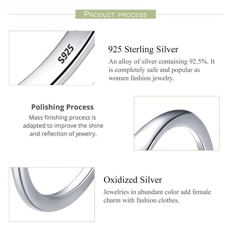 descasa. Silver Rings For Women vintage zircon