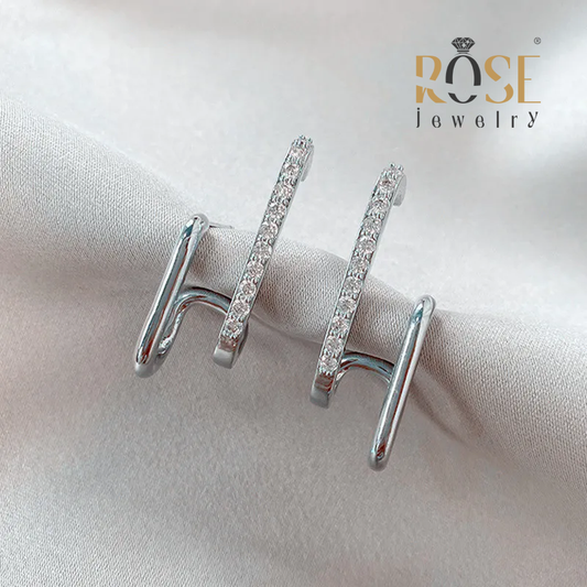 zozo , Luxury crystal earrings , a model 2024